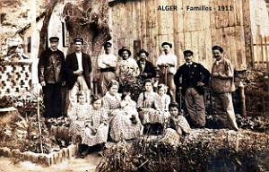 Alger - Familles - 1911